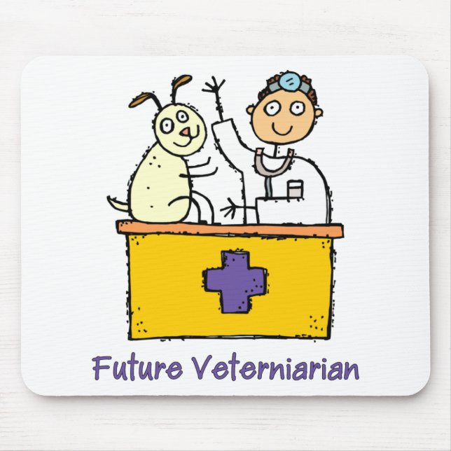 Future Veterinarian - Boy Mousepad (Vorne)