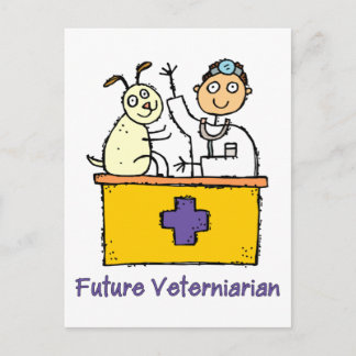 Future Veterinarian - Boy Postkarte