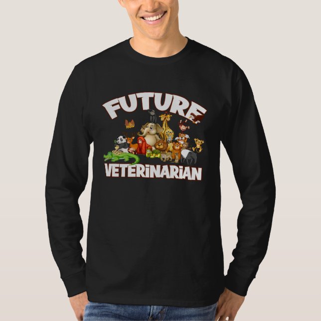 Future Veterinarian Cute Zoo Animal T-Shirt (Vorderseite)