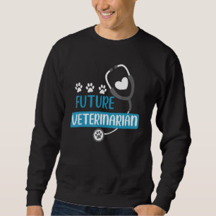 Future Veterinary Vet Costume Kit Männer Frauen Ki Sweatshirt
