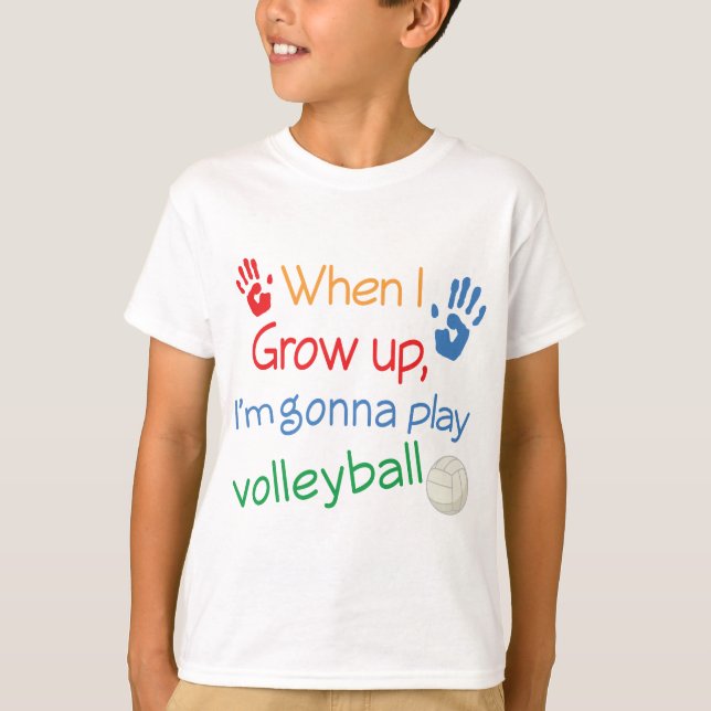 Future Volleyball Player T-Shirt (Vorderseite)