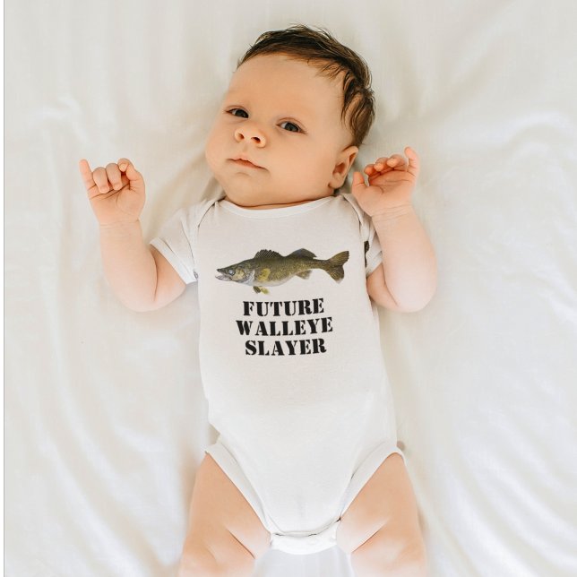 Future Walleye Slayer Fishing Baby Shirt (Von Creator hochgeladen)