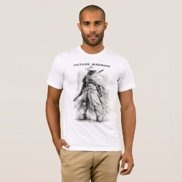 Future Warrior Grafik-T-Shirt - Cyberpunk Samurai T-Shirt