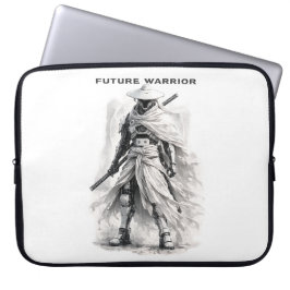 Future Warrior Laptop-Hülle - Cyberpunk Samurai Laptopschutzhülle