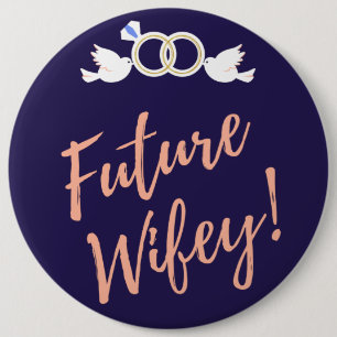 Future Wifey Love Birds Button