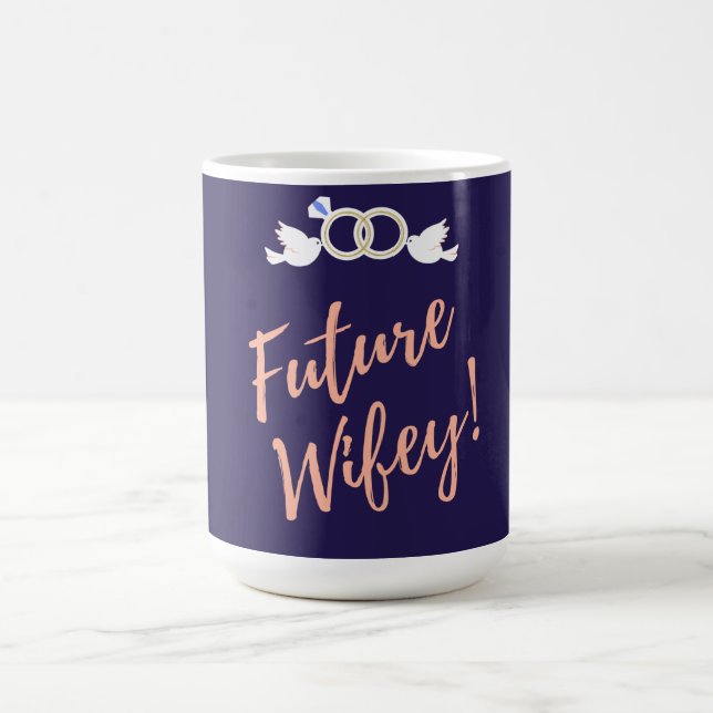 Future Wifey Love Birds Kaffeetasse (Mittel)