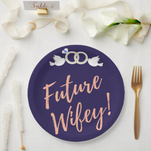 Future Wifey Love Birds Pappteller