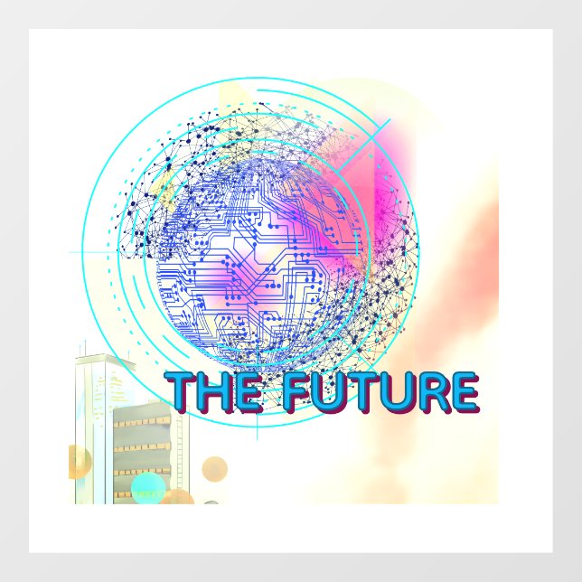 Future Window Cling Fensteraufkleber (Blatt)