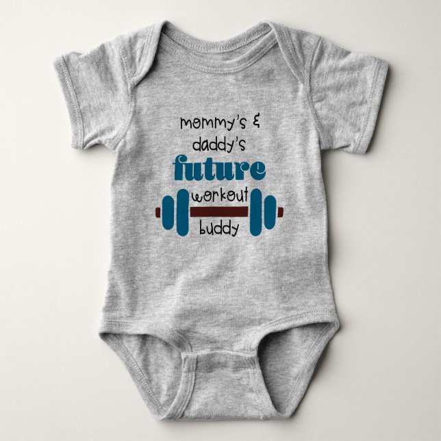 Future Workout Buddy Baby Strampler (Vorderseite)