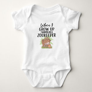 Future Zookeeper Baby Girl Baby Strampler