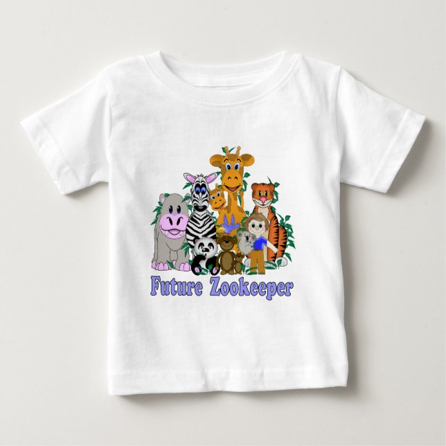 Future Zookeeper Baby T-shirt (Vorderseite)
