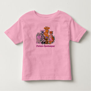 Future Zookeeper Girl Kleinkind T-shirt