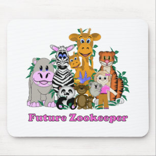 Future Zookeeper Girl Mousepad