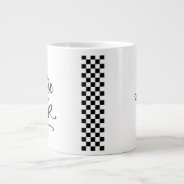 Futured Doctor Personalisiert Checkered Jumbo-Tasse