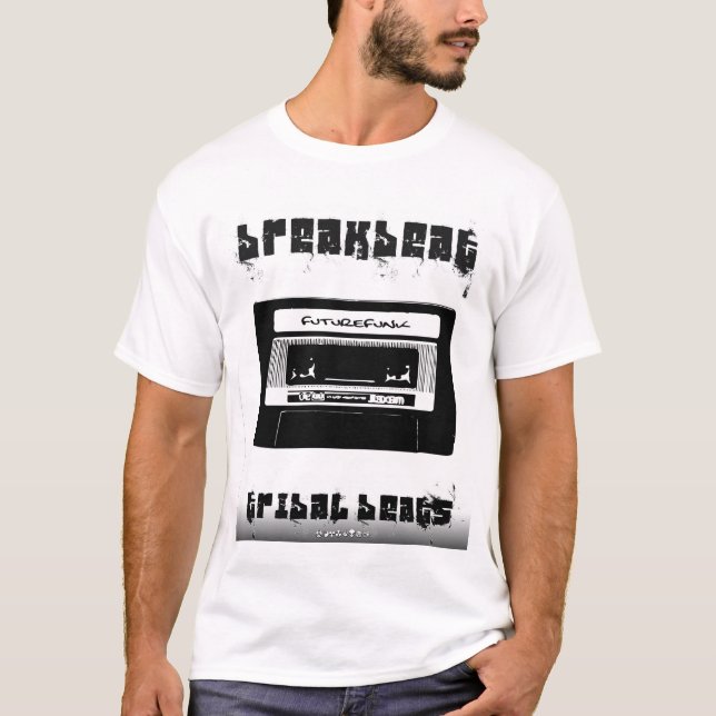 futurefunk Stammes- Schläge T-Shirt (Vorderseite)