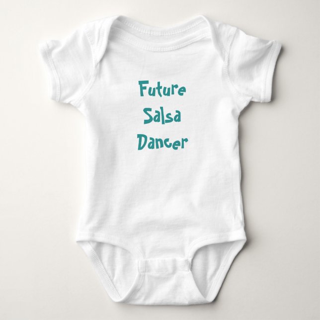 FutureSalsaDancer Baby Strampler (Vorderseite)