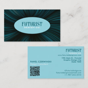 Futurist Design Business Card Visitenkarte