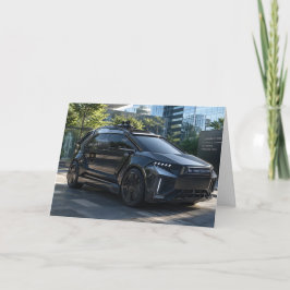 Futuristic AI Security Vehicle  Karte