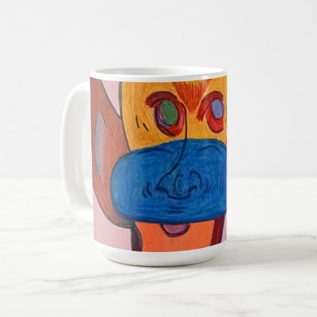 Futuristic Animal Art  Kaffeetasse (Vorderseite Links)
