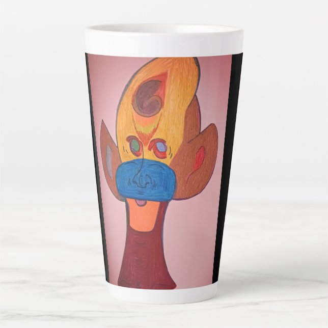 Futuristic Animal Art  Milchtasse (Vorderseite)