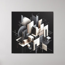 Futuristic Architectural Construct Leinwanddruck