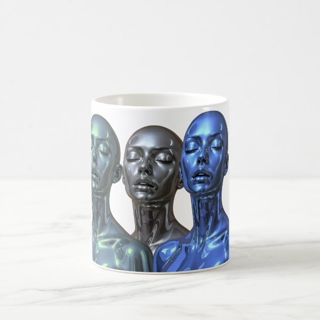 Futuristic Beauty Trio Kaffeetasse (Mittel)