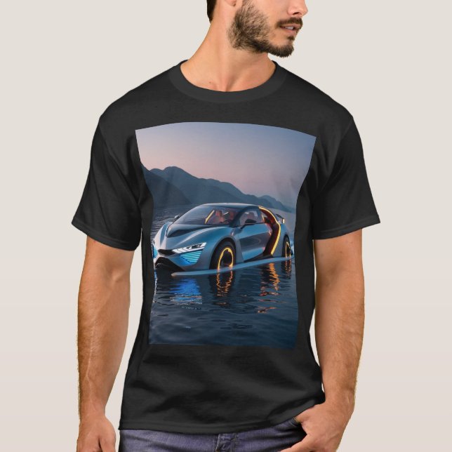 Futuristic Car T-Shirt (Vorderseite)