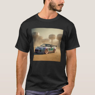 Futuristic Classic Sports Car Race Racing Alien Pl T-Shirt