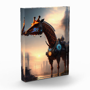 Futuristic Giraffe Robot, Fotoblock