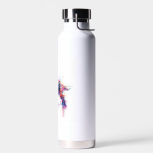 Futuristic Glitch T-Rex Dinosaur Trinkflasche