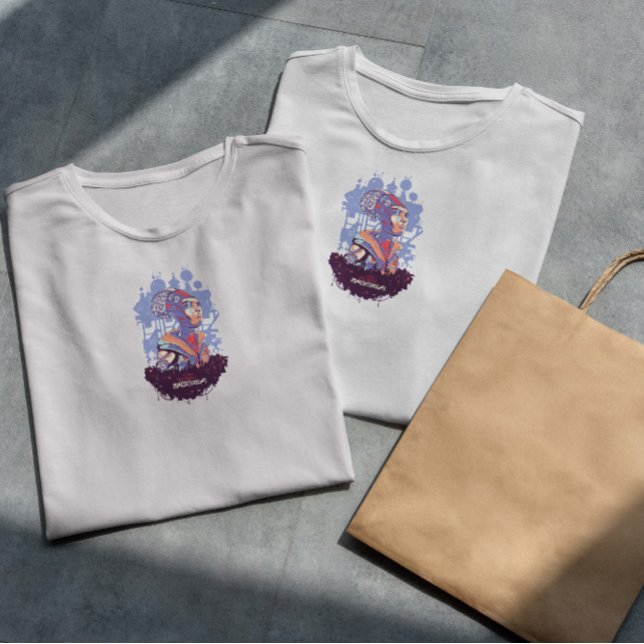 Futuristic Man Cyber Urban T-Shirt (Von Creator hochgeladen)