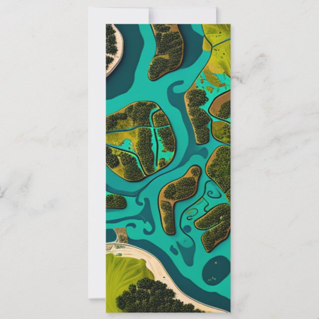 Futuristic Marshlands Karte (Vorderseite)