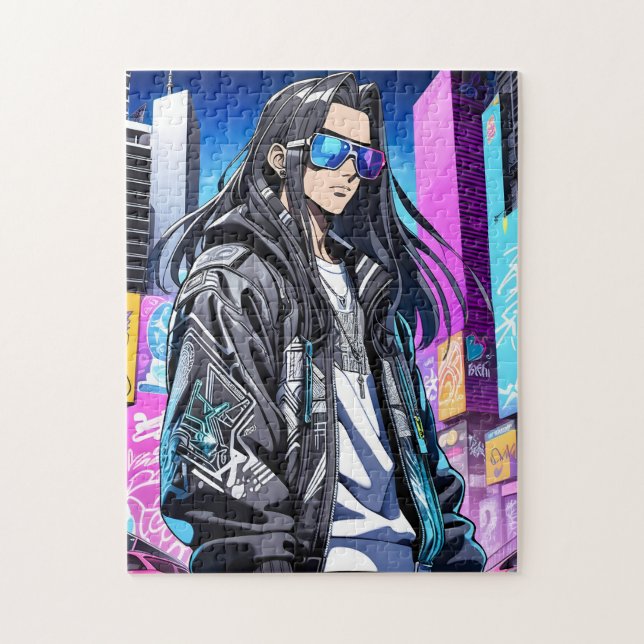 Futuristic Pop Star 0001 Puzzle (Vertikal)