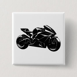 Futuristic Sport Motorcycle Design Button