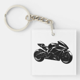 Futuristic Sport Motorcycle Design Schlüsselanhänger