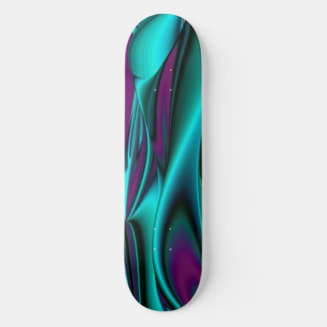 Futuristisch, Abstrakt Skateboard (Vorderseite)