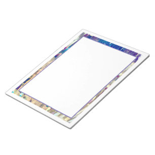 Futuristisch Aquamarin Notizblock