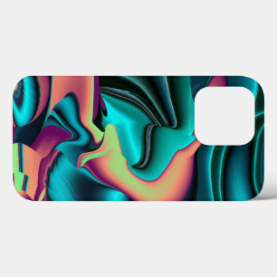 Futuristische Abstrakte 3D Metallic Rainbow Art Case-Mate iPhone Hülle