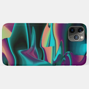 Futuristische Abstrakte 3D Metallic Rainbow Art Case-Mate iPhone Hülle