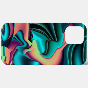 Futuristische Abstrakte 3D Metallic Rainbow Art Case-Mate iPhone Hülle
