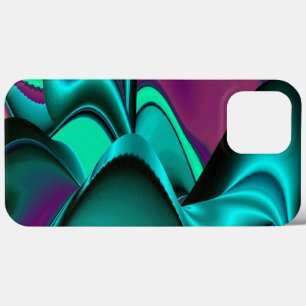 Futuristische Abstrakte 3D Metallic Rainbow Art Case-Mate iPhone Hülle