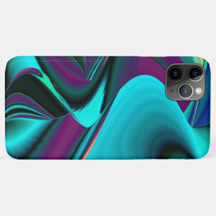 Futuristische Abstrakte 3D Metallic Rainbow Art Case-Mate iPhone Hülle