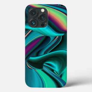 Futuristische Abstrakte 3D Metallic Rainbow Art Case-Mate iPhone Hülle
