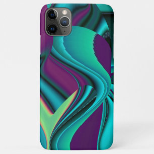 Futuristische Abstrakte 3D Metallic Rainbow Art Case-Mate iPhone Hülle