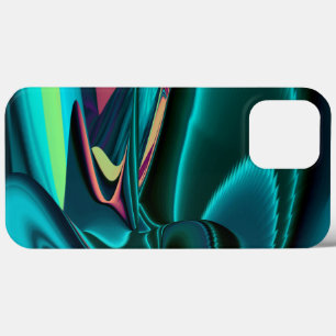 Futuristische Abstrakte 3D Metallic Rainbow Art Case-Mate iPhone Hülle