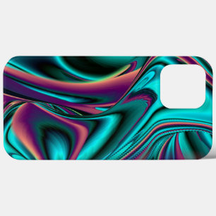 Futuristische abstrakte 3D metallische Regenbogen- Case-Mate iPhone Hülle