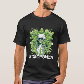 Futuristische Aeroponics Hydroponics Garticulture  T-Shirt