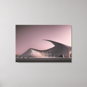 Futuristische Architektur Canvas Print Leinwanddruck