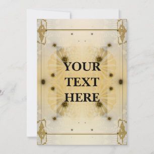 Futuristische Art Deco Einladung