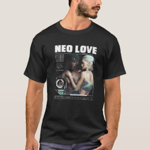 Futuristische Ästhetik Cyberpunk Style Cyborg Neon T-Shirt